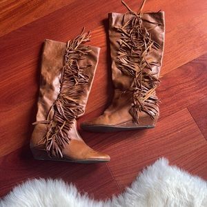 Steven by Steve Madden wedge knee hi boot